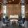 double sided fireplace in east lounge